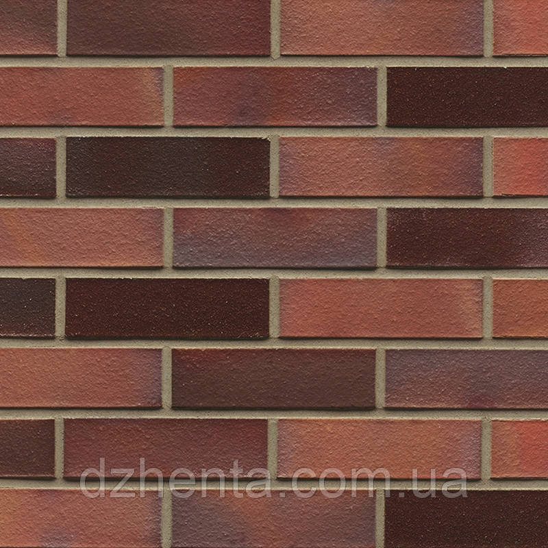 Клинкерный кирпич Rotbraun Bunt Edelglanz