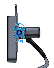 Вело-мото тримач для телефону JOYROOM JR-ZS253 Metal Bracket Чорний, фото 5