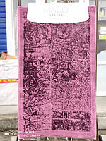 Набор ковриков люкс для ванной комнаты Macо 2 предмета Турция фиолетовые