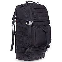 Тактический рюкзак-сумка трансформер 40 л SILVER KNIGHT TY-186-BK, Черный: Gsport