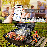 Bluetooth-термометр для м'яса ThermoPro TP-25H2 з подвійним зондом (150 метрів) Bluetooth 5.0, фото 5