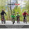 Велорукавички PowerPlay 5019 A Чорно-зелені M, фото 4