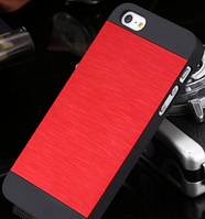 Чехол красный Motomo для Iphone 5/5S потертости