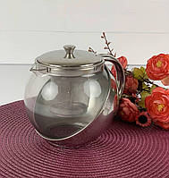 Чайник для заварювання чаю 750 мл EDENBERG FRU-368 Чайник заварник скляний