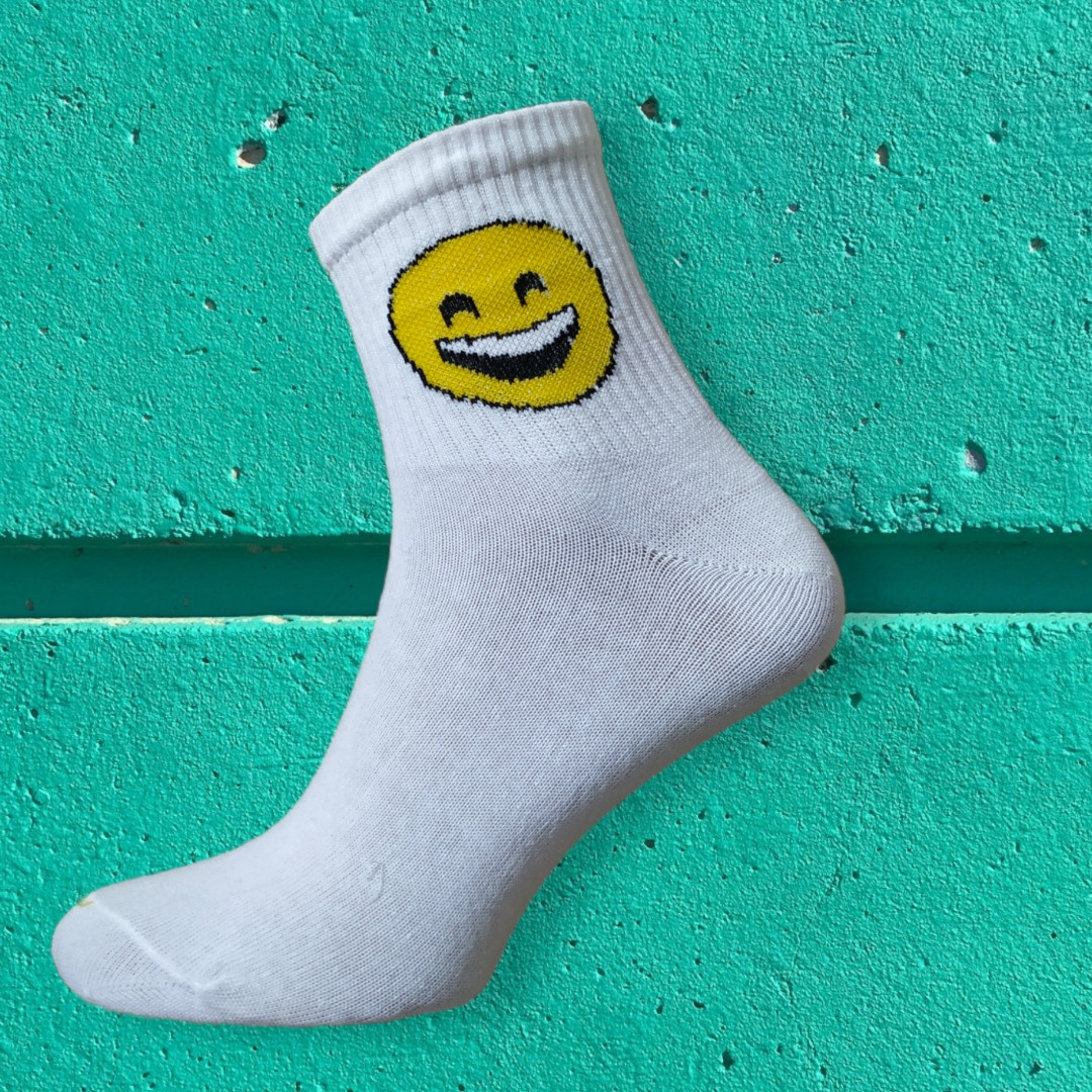 Шкарпетки з приколами жіночі смайли Rock n socks, фото 1