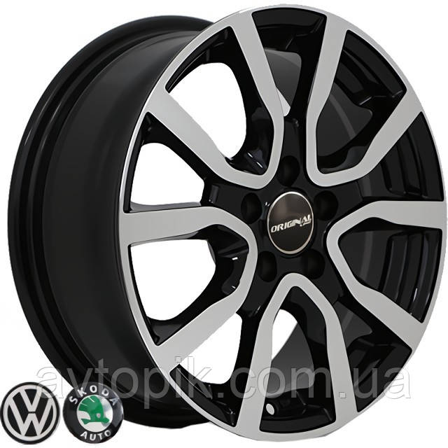 Литые диски ZW Volkswagen (7365) R15 W6 PCD5x100 ET40 DIA57.1 (BP) - фото 1 - id-p460505176