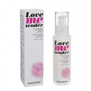 Розпродаж!!! Масажна олія Love To Love - Love Me Tender Cotton candy, 100 мл (термін 10.2025) Bomba💣