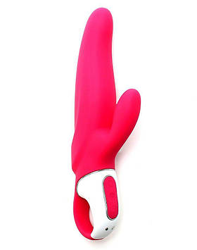 Потужний вібратор-кролик Satisfyer Vibes Mr. Rabbit, два мотори, литий силікон, 12 режимів роботи Bomba💣