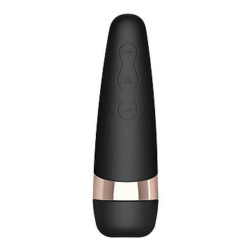 Вакуумний кліторальний стимулятор Satisfyer Pro 3+ Vibration з вібрацією та дуже м'яка яким кінчиком Bomba💣