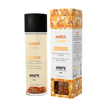 Розпродаж!!! Масажна олія EXSENS Amber Jojoba (гармонізує, з бурштином) 100мл (термін 07.2025) Bomba💣
