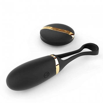 Виброяйце Dorcel Secret Delight Gold з пультом ДК, з турборежимом і голосовим керуванням Bomba💣