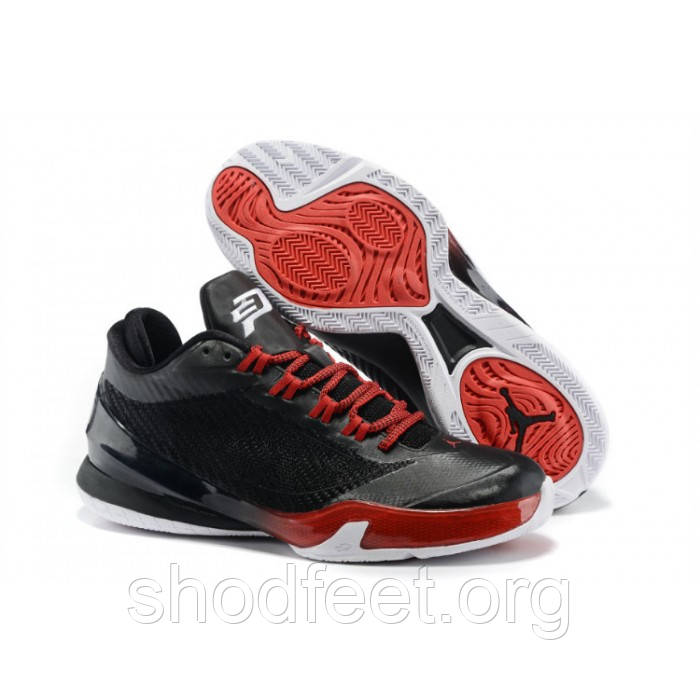 Чоловічі кросівки Jordan CP3 8 Black Red, фото 1