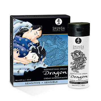 Стимулювальний крем для пар Shunga SHUNGA Dragon Cream SENSITIVE (60 мл) ніжніший ефект Bomba💣