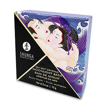 Сіль для ванни Shunga Moonlight Bath – Exotic Fruits (75 г), сіль Мертвого моря, ароматичні олії Bomba💣
