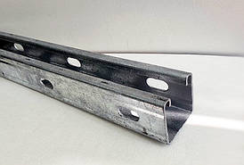 Оцинкований профіль для кріплення сонячних панелей на покрівлю 41х41 мм