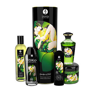Подарунковий набір Shunga GARDEN OF EDO Organic: розслаблювальний аромат зеленого чаю Bomba💣