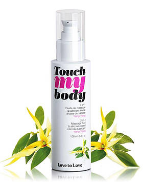 Масажний гель і змазка 2-в-1 Love To Love TOUCH MY BODY Ylang-Ylang (100 мл) зволожуючий Bomba💣