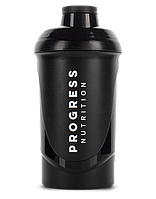 Шейкер спортивный Progress Nutrition Shaker 600 мл Черный