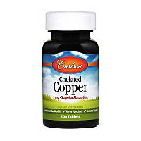 Медь Carlson Labs Chelated Copper 5 mg 100 таблеток