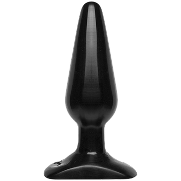 Анальна пробка Doc Johnson Smooth Classic Medium - Black, макс. діаметр 3,8 см Bomba💣