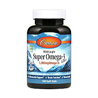 Омега 3 Carlson Labs Super Omega-3 1200 mg 100 капсул