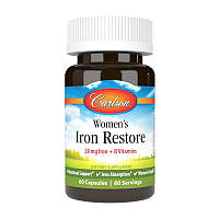 Железо Carlson Labs Women's Iron Restore 28 mg Iron + B Vitamin Carlson Labs 60 капсул