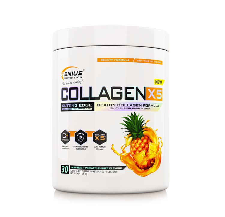 Колаген Genius Nutrition Collagen X5 360 грам Ананас