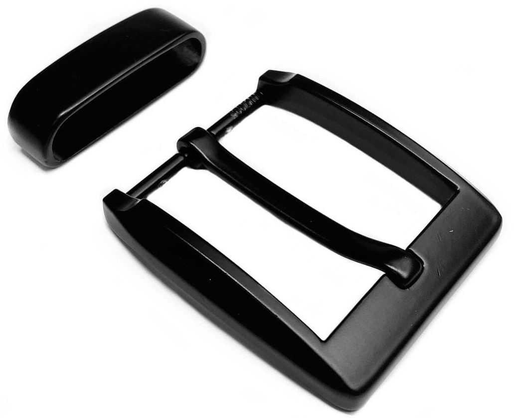 Пряжка ремінна з тренчем 40 мм М-21692 колір Чорний, фото 1