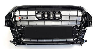 Решітка радіатора Audi Q3 (11-14) тюнінг стиль SQ3 (чорна)