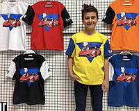 Футболки детские, подростковые принт Влад Бумага А4, Турция 8,12 лет