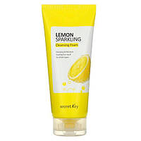 Secret Key Lemon Sparkling Cleansing Foam Эффективная витаминная пенка, 200 г