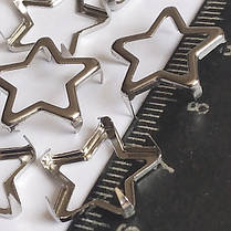 Кліпка "Зірочка" 15 мм із ланцюгами для декору сумок, браслетів, рюкзаків, кепок., фото 2