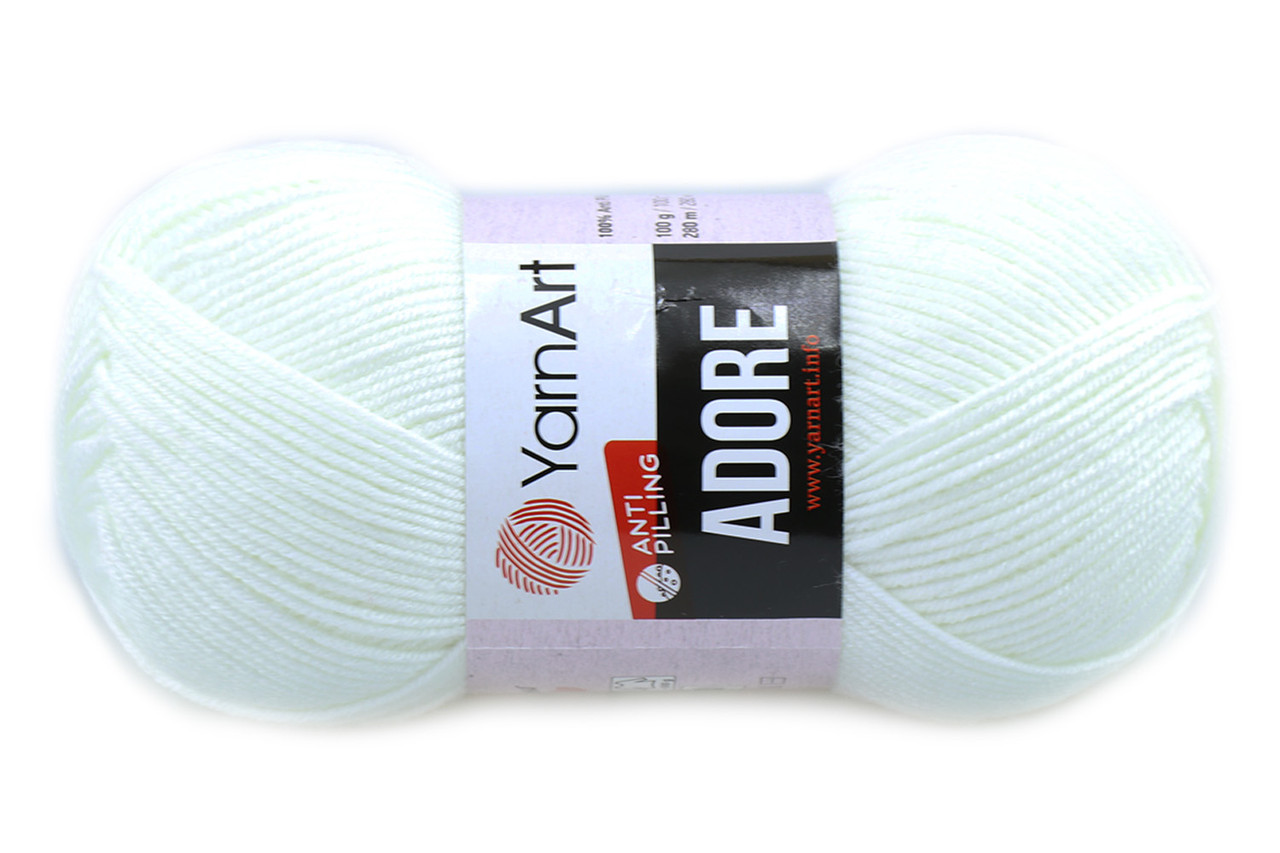 YarnArt Adore, Білий №330