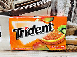 Жуйка без цукру Trident Tropical Twist Тропічні фрукти