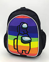 Дитячий рюкзак дошкільний AMONG US зі светоотражающей стрічкою
