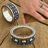 Срібний перстень з Черепами