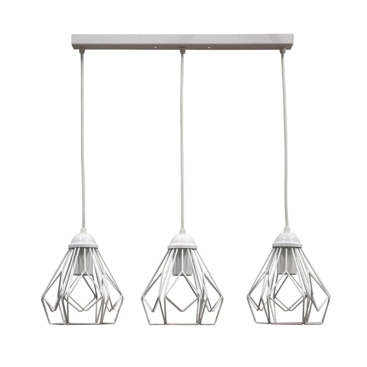 Світильник підвісний у стилі лофт MSK Electric NL 538-3 3*Е27 білий