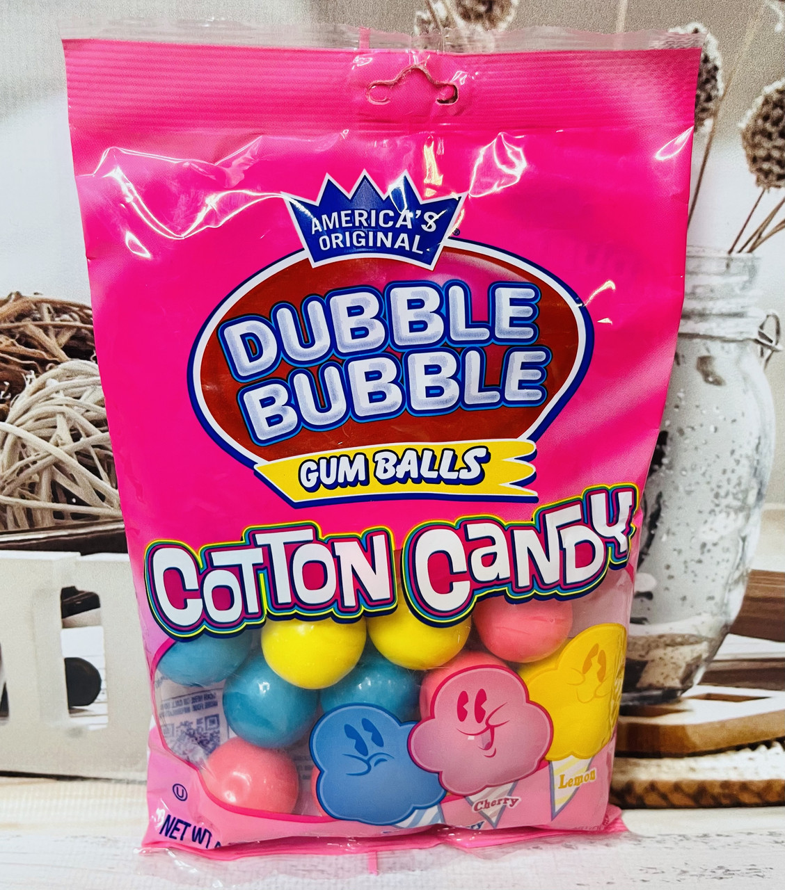 Жуйка великі бульки Dubble Bubble Солодка вата