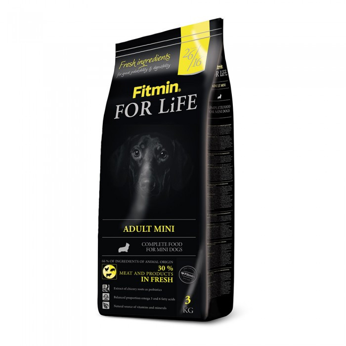 Сухий корм для дорослих собак малих порід Fitmin For Life Adult Mini 3 кг