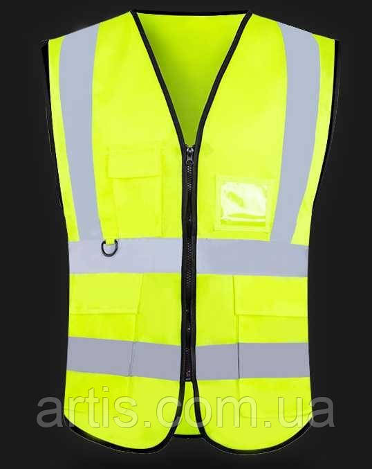 Світловідбивний жилет для велосипедиста автомобіліста, що відбиває сигнальний