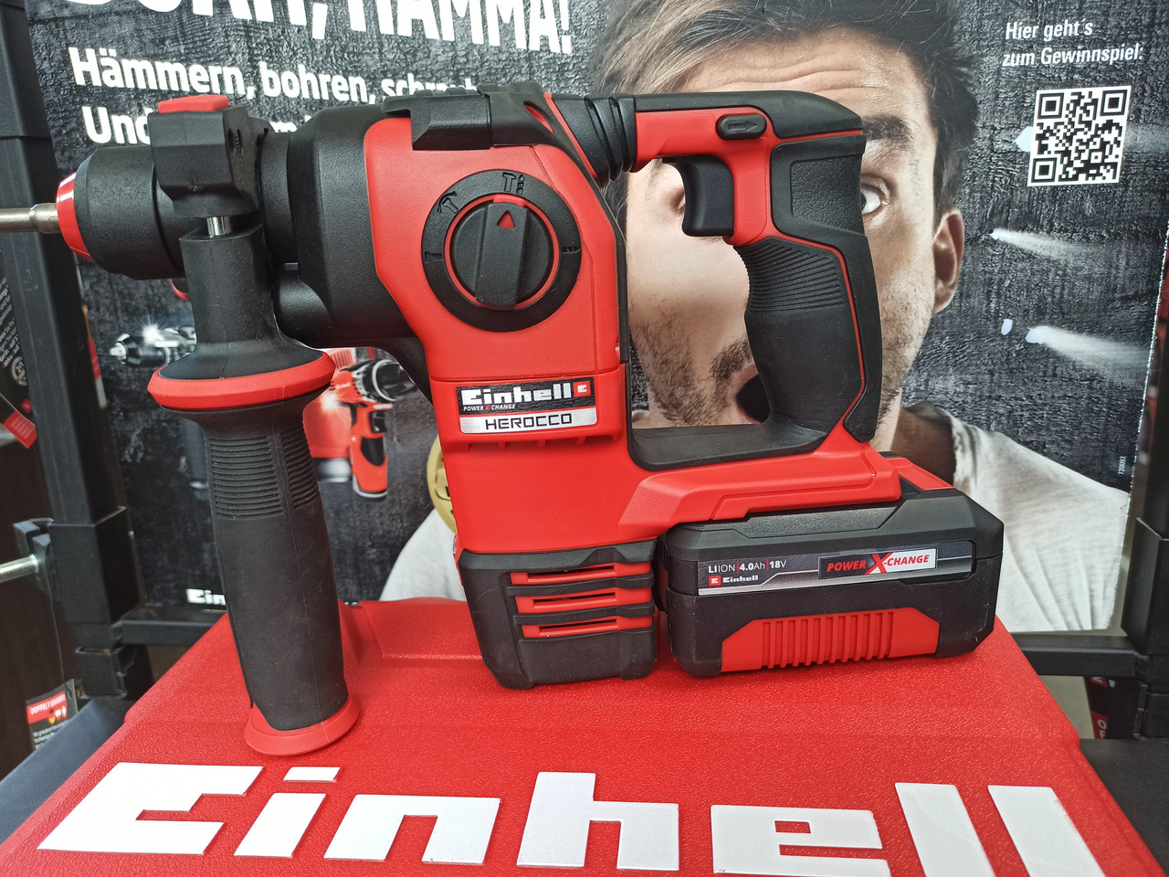 Перфоратор акумуляторний Einhell HEROCCO Kit 4.0 (45139104), фото 1