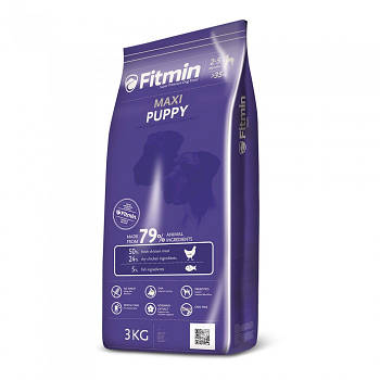 Сухий корм для цуценят великих порід від 2 до 5 місяців Fitmin Dog Maxi Puppy 3 кг