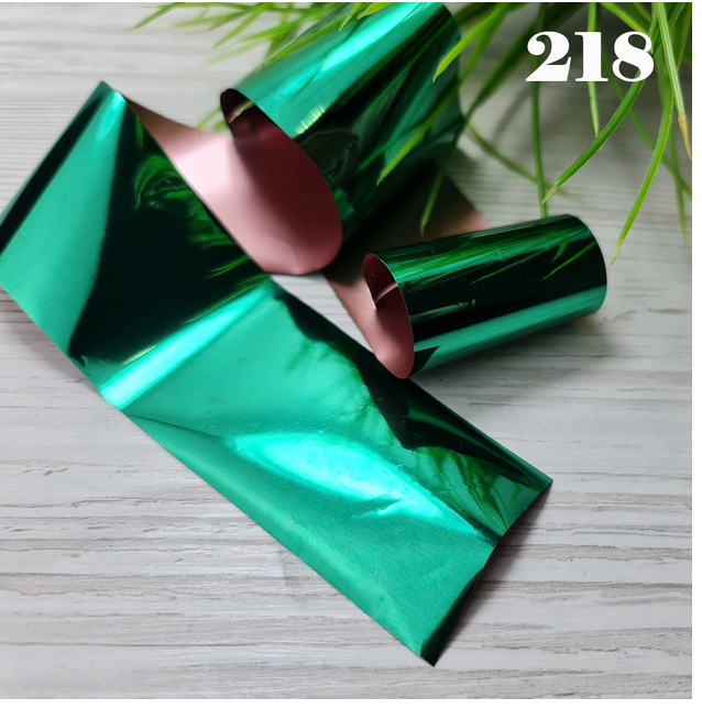 Фольга для лиття зелена Sweet Nails №218