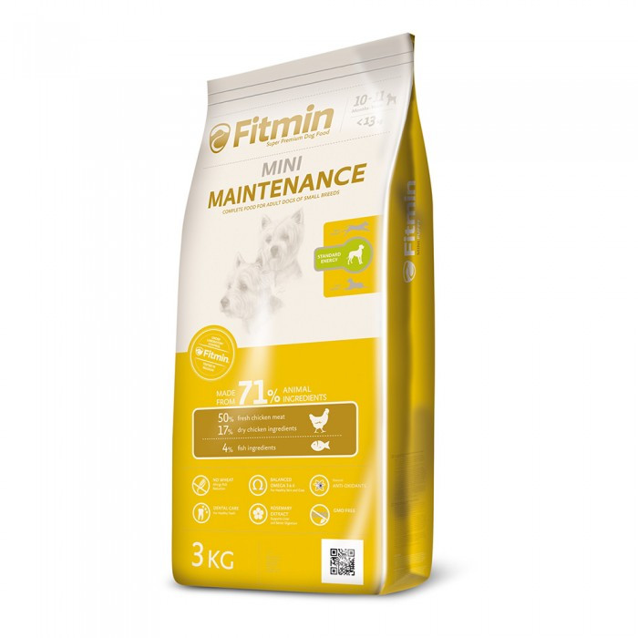 Сухий корм для собак малих порід Fitmin Dog Mini Maintenance 3 кг
