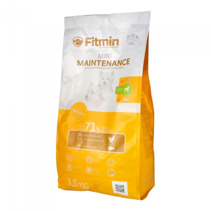 Сухий корм для собак малих порід Fitmin Dog Mini Maintance 1,5 кг