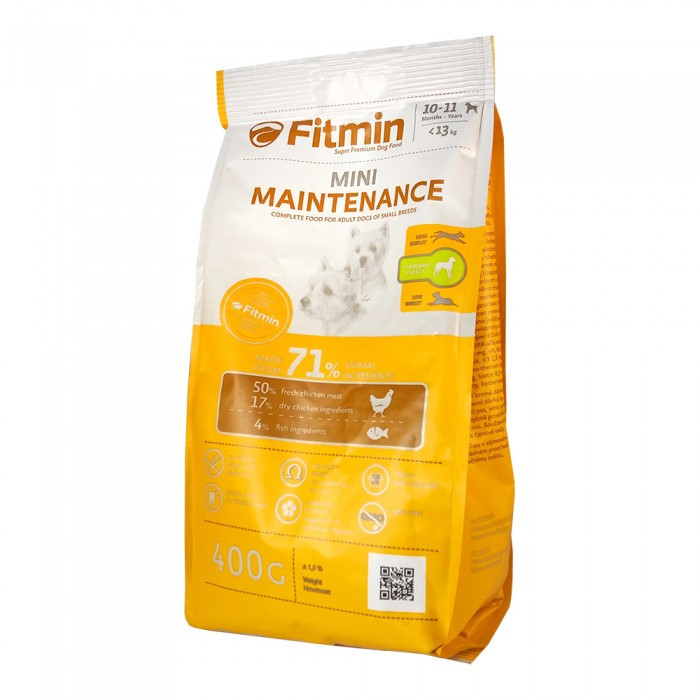 Сухий корм для цуценят малих порід від 2-х місяців Fitmin Dog Mini Puppy 400 г