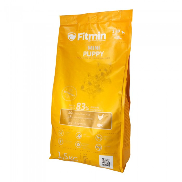 Сухий корм для цуценят малих порід від 2-х місяців Fitmin Dog Mini Puppy 1,5 кг