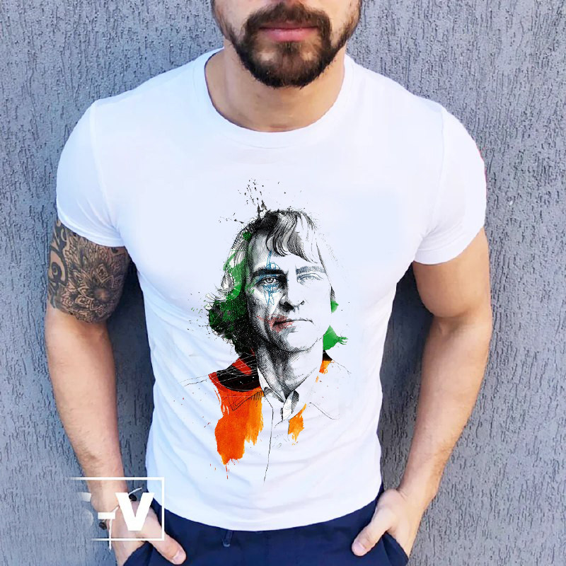 Чоловіча футболка з принтом Джокер, фото 1