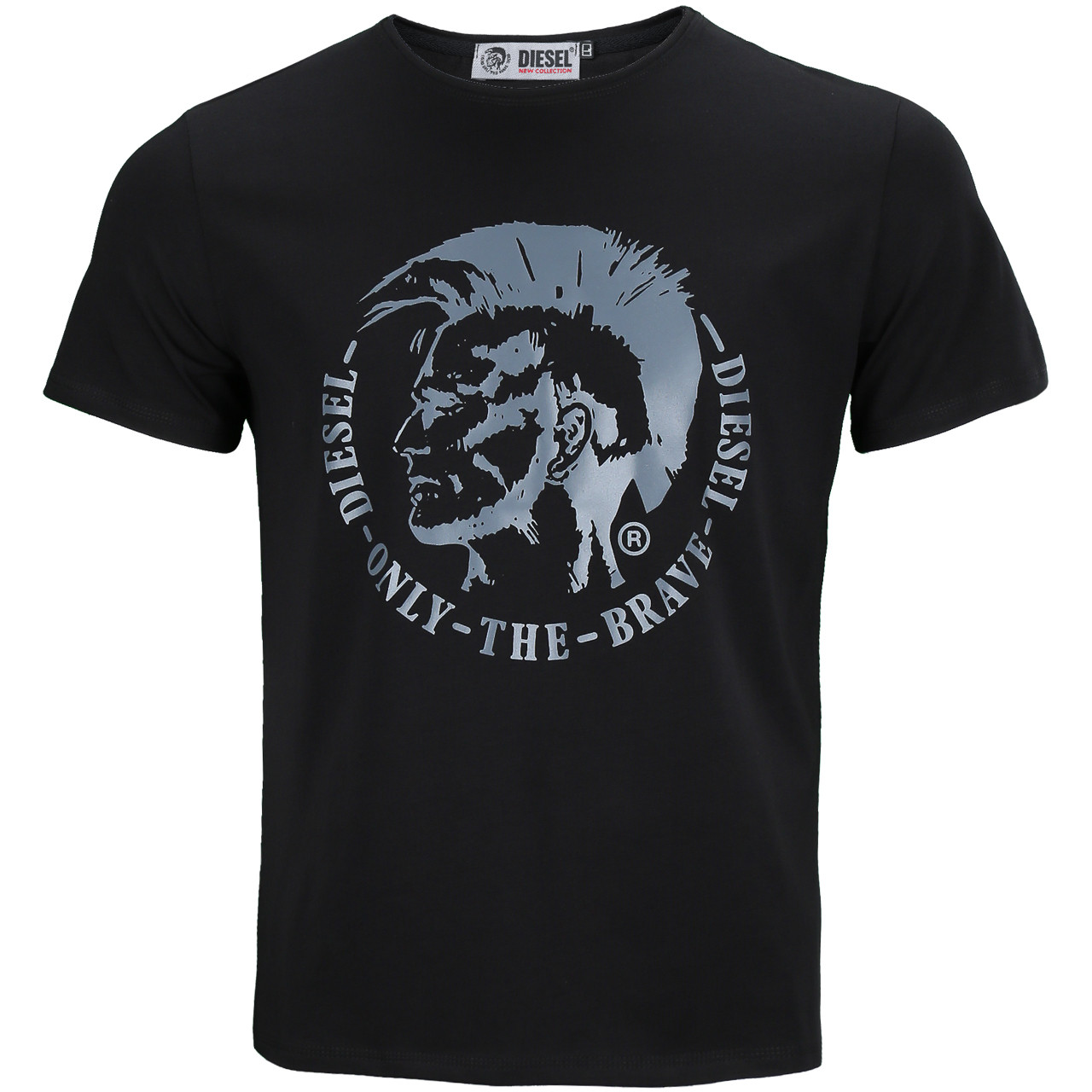 Футболка чоловіча чорна DIESEL Ф-10 BLK L(Р) 21-816-020 XL, фото 1