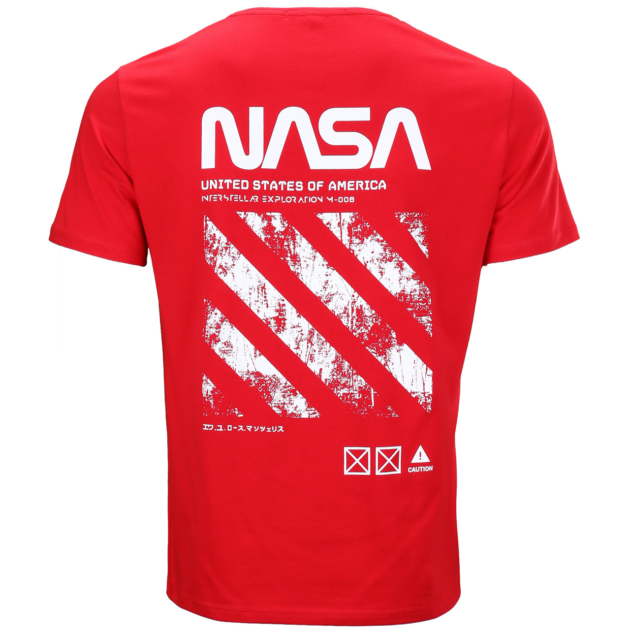 Футболка чоловіча червона NASA #8 Ф-10 RED M(Р) 21-808-020, фото 1